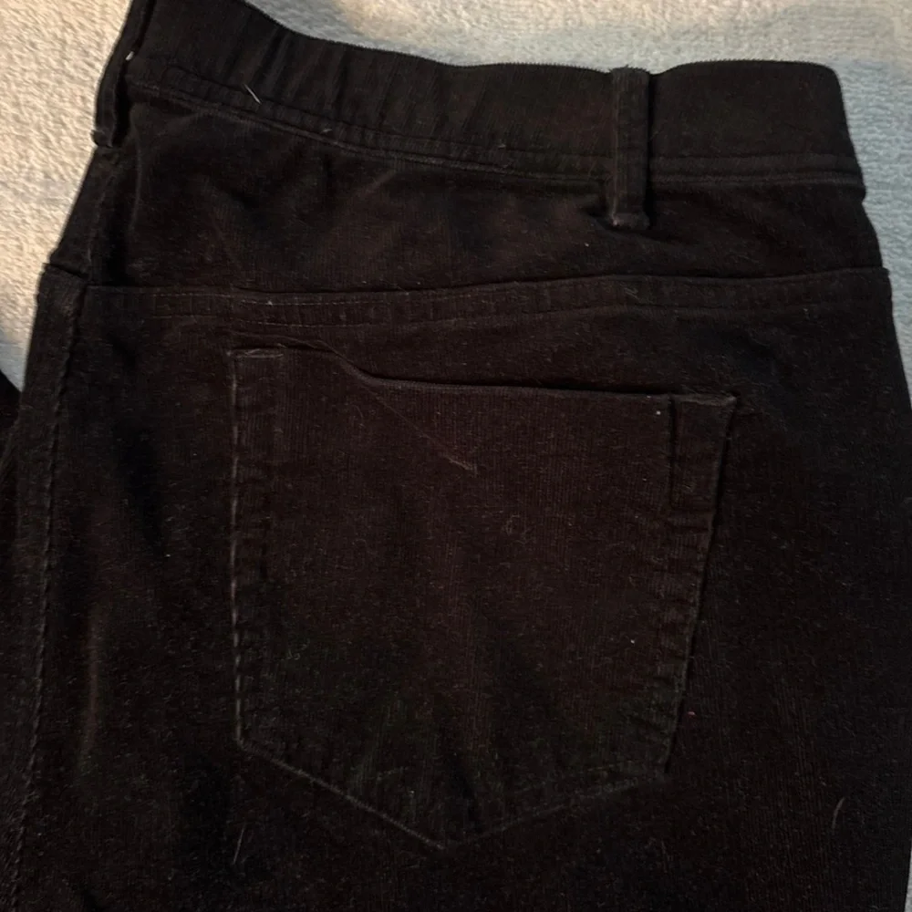 J. Jill Women’s Classic Black Corduroy Trousers - Picture 2 of 5